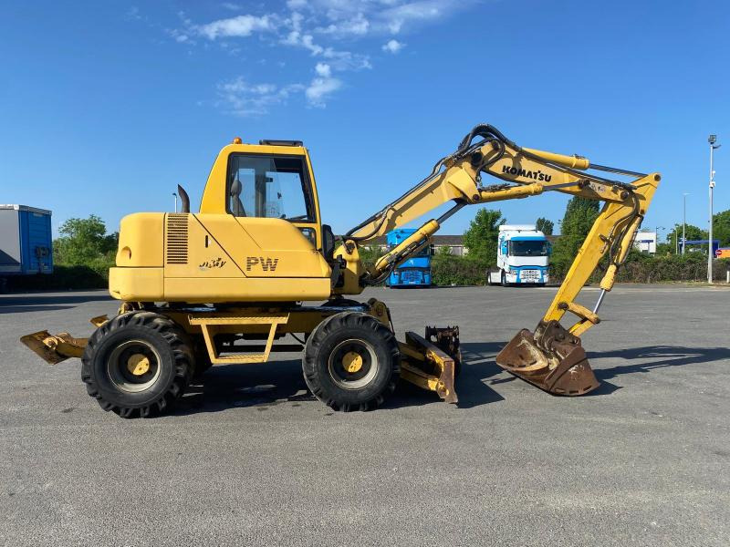 Komatsu PW95 - Τροχοφόρος εκσκαφέας: φωτογραφία 5 Komatsu PW95 - Τροχοφόρος εκσκαφέας: φωτογραφία 5