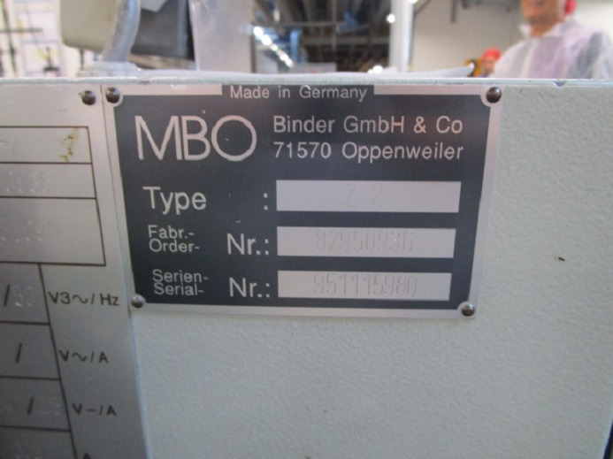 MOBILES FALZSCHWERT MBO Z2 - Διπλωτική μηχανή: φωτογραφία 3 MOBILES FALZSCHWERT MBO Z2 - Διπλωτική μηχανή: φωτογραφία 3