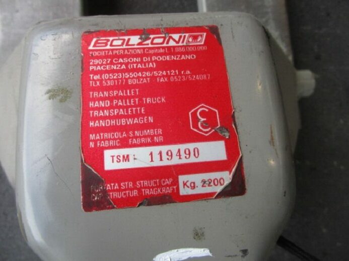 ROLLI BOLZONI - Παλετοφόρο: φωτογραφία 4 ROLLI BOLZONI - Παλετοφόρο: φωτογραφία 4