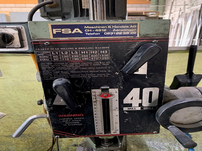 STÄNDERBOHRMASCHINE RF-40HC - Εκτυπωτική μηχανή: φωτογραφία 3 STÄNDERBOHRMASCHINE RF-40HC - Εκτυπωτική μηχανή: φωτογραφία 3