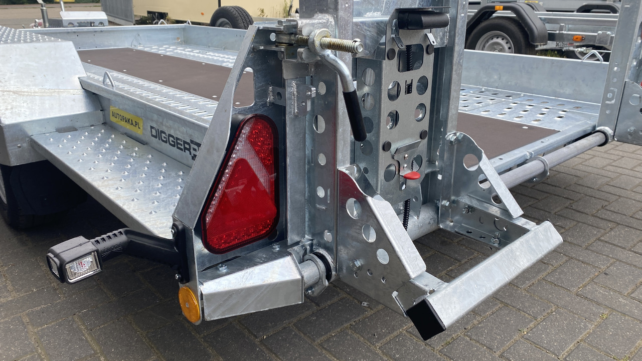 PRZYCZEPA LAWETA DO MINIKOPARKI BUDOWLANA 280x130 CM, DMC 2700 / CONSTRUCTION MINI EXCAVATOR TRANSPORTER TRAILER 280x130 CM, DMC 2700 KG - Τρέιλερ μεταφοράς μηχανημάτων: φωτογραφία 2 PRZYCZEPA LAWETA DO MINIKOPARKI BUDOWLANA 280x130 CM, DMC 2700 / CONSTRUCTION MINI EXCAVATOR TRANSPORTER TRAILER 280x130 CM, DMC 2700 KG - Τρέιλερ μεταφοράς μηχανημάτων: φωτογραφία 2