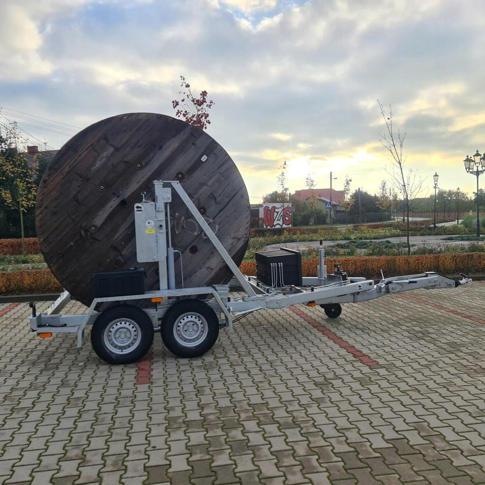 PRZYCZEPA SŁUPOWA KABLOWA PRZEWÓZ KABLI 3500 KG / POLE CABLE TRAILER FOR CABLE TRANSPORT 3500 KG - Ρυμουλκούμενο μεταφοράς τυμπάνου καλωδίου: φωτογραφία 5 PRZYCZEPA SŁUPOWA KABLOWA PRZEWÓZ KABLI 3500 KG / POLE CABLE TRAILER FOR CABLE TRANSPORT 3500 KG - Ρυμουλκούμενο μεταφοράς τυμπάνου καλωδίου: φωτογραφία 5