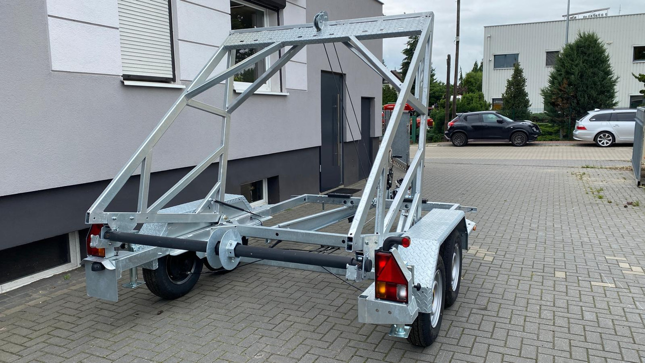 PRZYCZEPA WARK KABLOWA Z WCIĄGARKĄ RĘCZNĄ, DMC 3500 KG / WARK Cable Trailer with Manual Winch, DMC 3500 KG - Ρυμουλκούμενο μεταφοράς τυμπάνου καλωδίου: φωτογραφία 4 PRZYCZEPA WARK KABLOWA Z WCIĄGARKĄ RĘCZNĄ, DMC 3500 KG / WARK Cable Trailer with Manual Winch, DMC 3500 KG - Ρυμουλκούμενο μεταφοράς τυμπάνου καλωδίου: φωτογραφία 4
