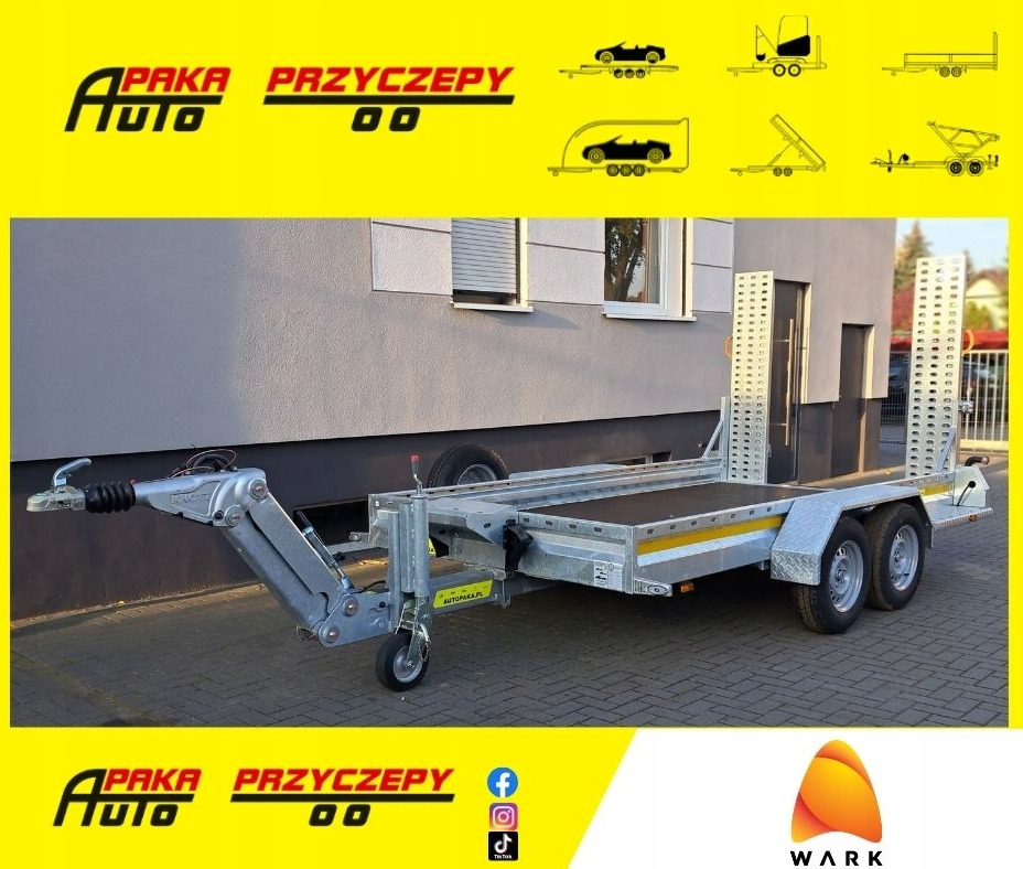 PRZYCZEPA WARK KHD DO MINIKOPARKI KOPARKI REGULOWANY DYSZEL DMC 3500 / WARK KHD TRAILER FOR MINI EXCAVATOR WITH ADJUSTABLE DRAWBAR DMC 3500 - Τρέιλερ μεταφοράς μηχανημάτων: φωτογραφία 1 PRZYCZEPA WARK KHD DO MINIKOPARKI KOPARKI REGULOWANY DYSZEL DMC 3500 / WARK KHD TRAILER FOR MINI EXCAVATOR WITH ADJUSTABLE DRAWBAR DMC 3500 - Τρέιλερ μεταφοράς μηχανημάτων: φωτογραφία 1