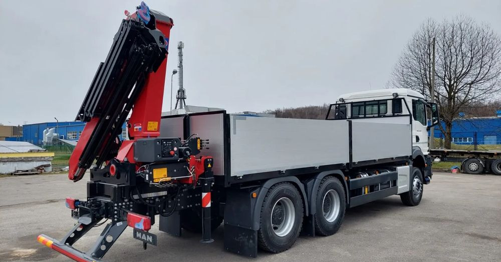 MAN TGS 26.440 BL 6x4 HDS HMF 1920 K3 żuraw kran żuraw samochodowy crane - Φορτηγό με ανοιχτή καρότσα, Φορτηγό με γερανό: φωτογραφία 1 MAN TGS 26.440 BL 6x4 HDS HMF 1920 K3 żuraw kran żuraw samochodowy crane - Φορτηγό με ανοιχτή καρότσα, Φορτηγό με γερανό: φωτογραφία 1