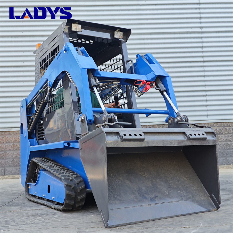 LADYS Free Shipping Mini Skid Steer Loader Compact Track Electric/Diesel Chinese Mini Skid Steer Loader For Sale With Mini Skid Steer Attachments 4 In 1 Bucket - Φορτωτής πλάγιας ολίσθησης: φωτογραφία 2 LADYS Free Shipping Mini Skid Steer Loader Compact Track Electric/Diesel Chinese Mini Skid Steer Loader For Sale With Mini Skid Steer Attachments 4 In 1 Bucket - Φορτωτής πλάγιας ολίσθησης: φωτογραφία 2