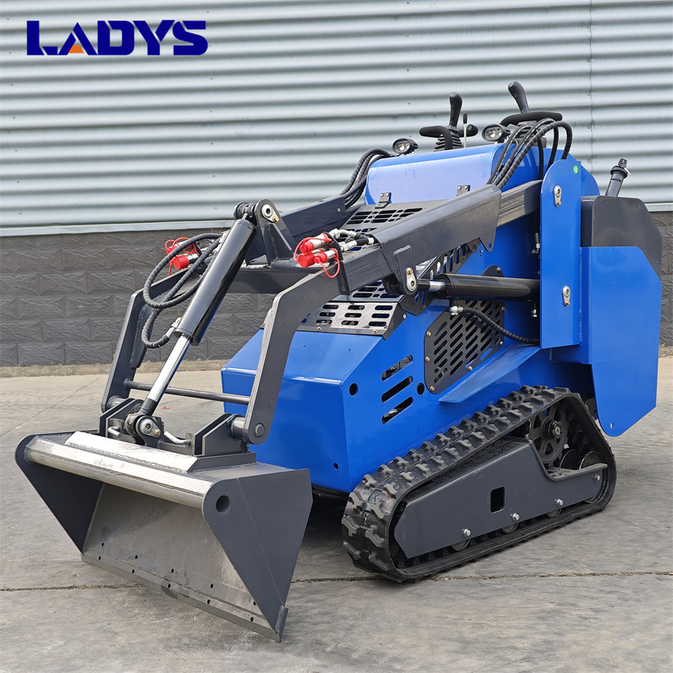 LADYS Free Shipping Mini Skid Steer Loader Compact Track Electric/Diesel Chinese Mini Skid Steer Loader For Sale With Mini Skid Steer Attachments 4 In 1 Bucket - Φορτωτής πλάγιας ολίσθησης: φωτογραφία 1 LADYS Free Shipping Mini Skid Steer Loader Compact Track Electric/Diesel Chinese Mini Skid Steer Loader For Sale With Mini Skid Steer Attachments 4 In 1 Bucket - Φορτωτής πλάγιας ολίσθησης: φωτογραφία 1