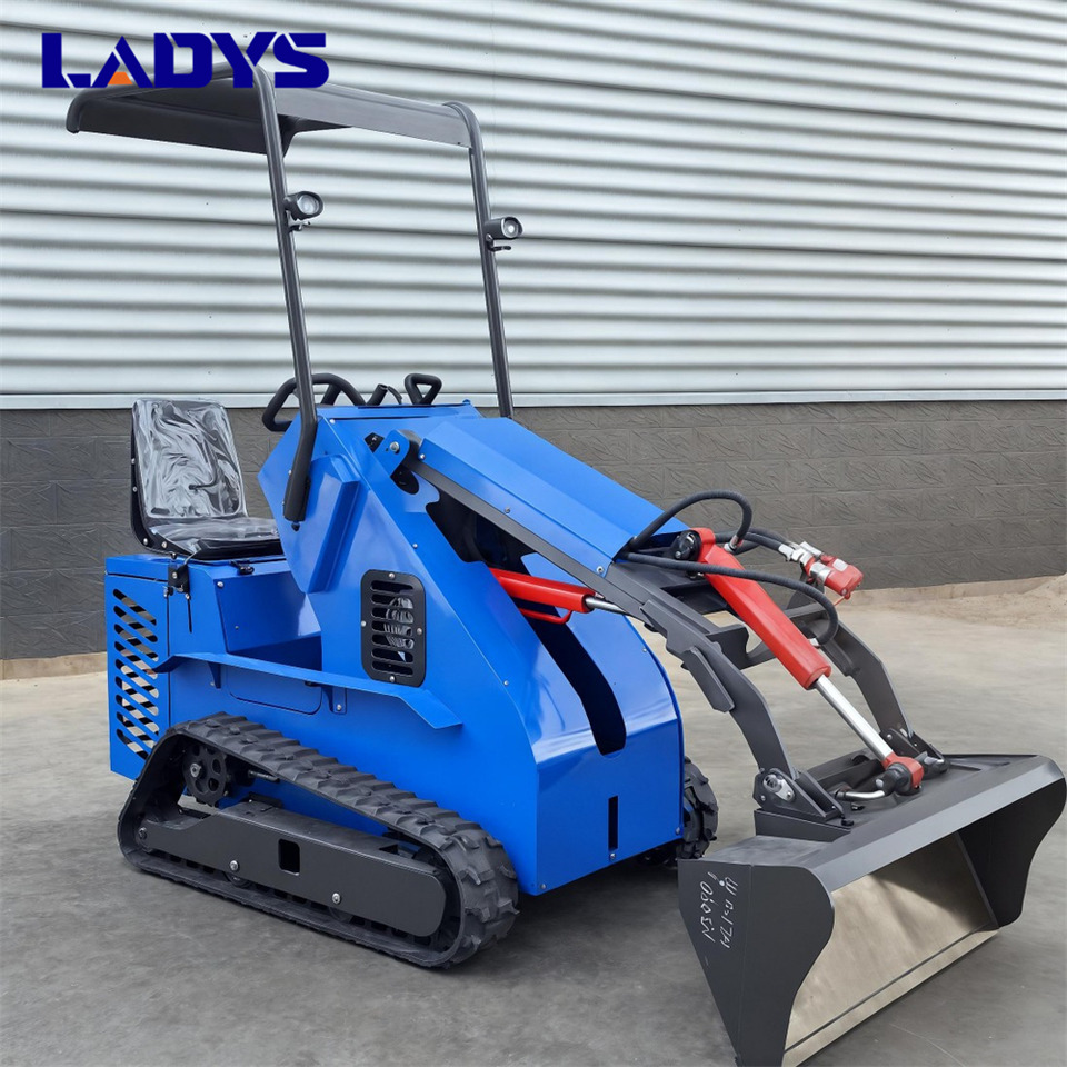 LADYS Free Shipping Mini Skid Steer Loader Compact Track Electric/Diesel Chinese Mini Skid Steer Loader For Sale With Mini Skid Steer Attachments 4 In 1 Bucket - Φορτωτής πλάγιας ολίσθησης: φωτογραφία 5 LADYS Free Shipping Mini Skid Steer Loader Compact Track Electric/Diesel Chinese Mini Skid Steer Loader For Sale With Mini Skid Steer Attachments 4 In 1 Bucket - Φορτωτής πλάγιας ολίσθησης: φωτογραφία 5