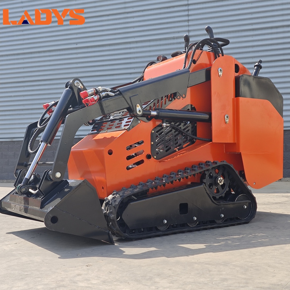 LADYS Free Shipping Mini Skid Steer Loader Compact Track Electric/Diesel Chinese Mini Skid Steer Loader For Sale With Mini Skid Steer Attachments 4 In 1 Bucket - Φορτωτής πλάγιας ολίσθησης: φωτογραφία 3 LADYS Free Shipping Mini Skid Steer Loader Compact Track Electric/Diesel Chinese Mini Skid Steer Loader For Sale With Mini Skid Steer Attachments 4 In 1 Bucket - Φορτωτής πλάγιας ολίσθησης: φωτογραφία 3