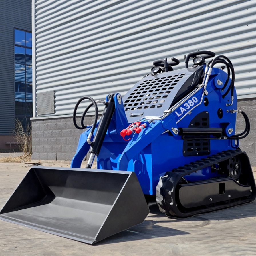 LEZUM Free Shipping LA380 Mini Skid Steer Loader Compact Track Diesel Cheap Mini Skid Steer Loader For Sale With Mini Skid Steer Attachments 4 In 1 Bucket - Φορτωτής πλάγιας ολίσθησης: φωτογραφία 4 LEZUM Free Shipping LA380 Mini Skid Steer Loader Compact Track Diesel Cheap Mini Skid Steer Loader For Sale With Mini Skid Steer Attachments 4 In 1 Bucket - Φορτωτής πλάγιας ολίσθησης: φωτογραφία 4