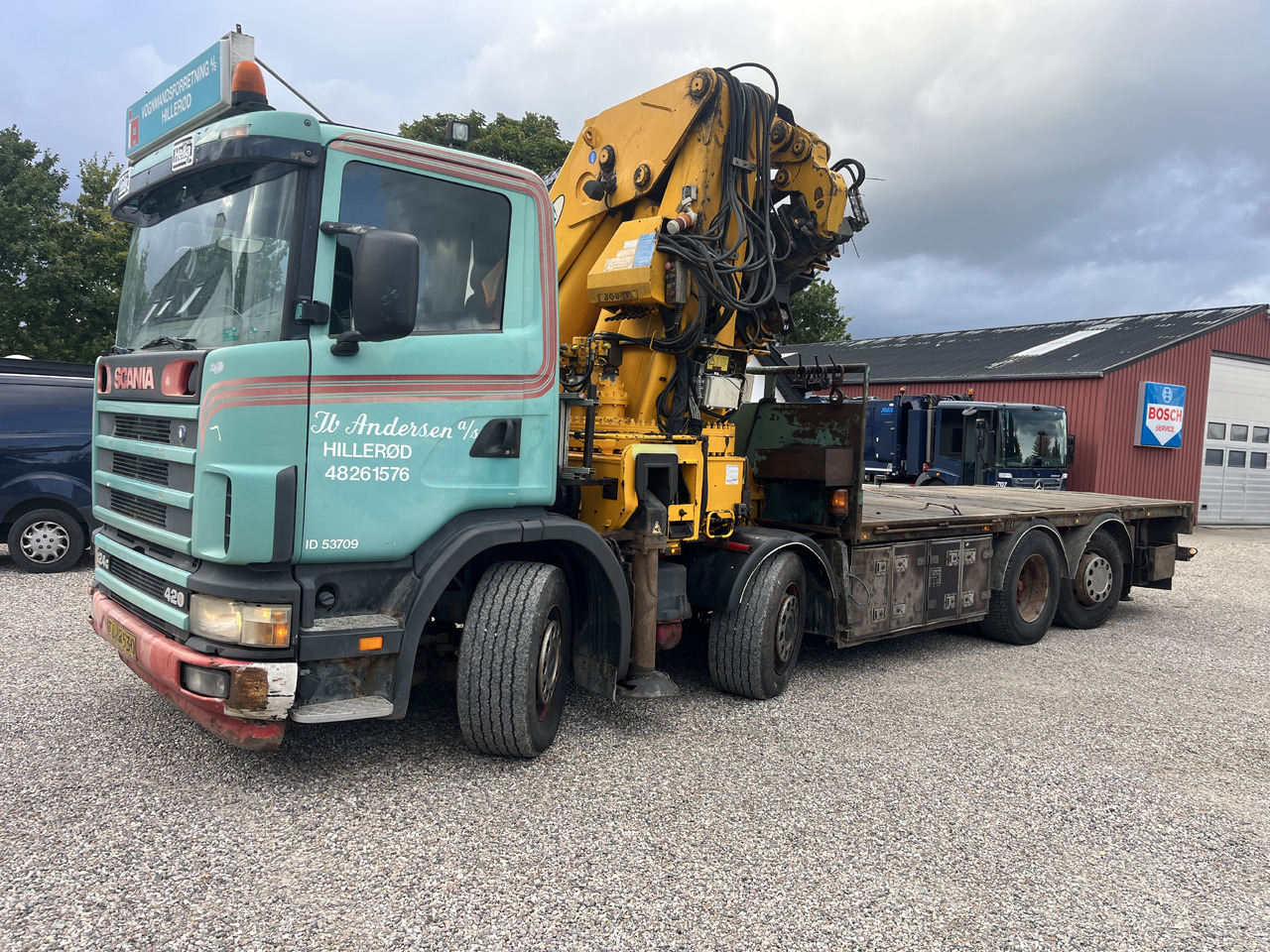 Scania G 124 - Φορτηγό με γερανό: φωτογραφία 2 Scania G 124 - Φορτηγό με γερανό: φωτογραφία 2