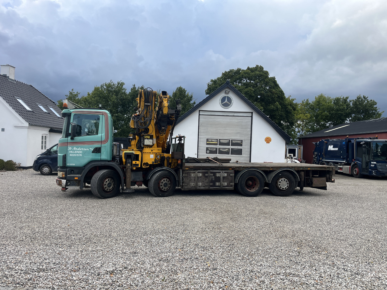 Scania G 124 - Φορτηγό με γερανό: φωτογραφία 1 Scania G 124 - Φορτηγό με γερανό: φωτογραφία 1