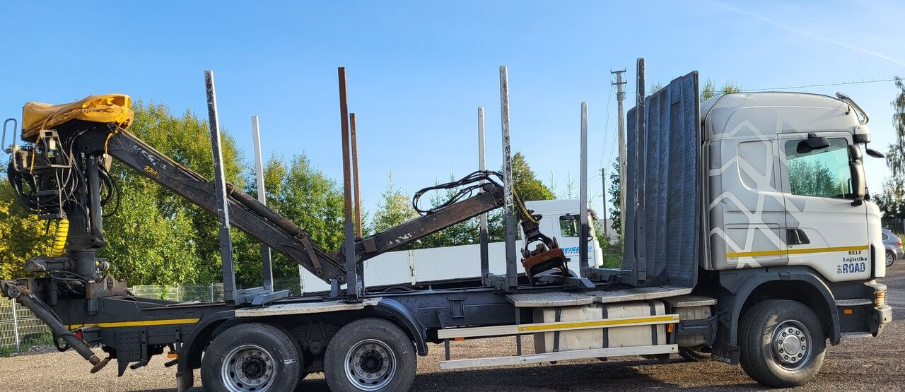 Scania G480 - Φορτηγό ξυλείας, Φορτηγό με γερανό: φωτογραφία 4 Scania G480 - Φορτηγό ξυλείας, Φορτηγό με γερανό: φωτογραφία 4