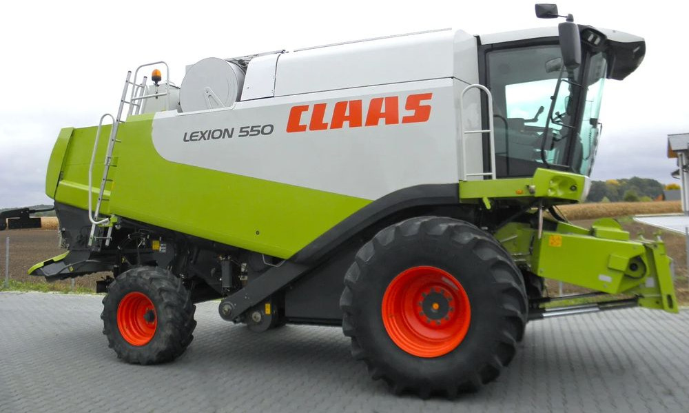 Claas Lexion 550 2005 Rok, heder V750, Najbogatsza Wersja, Nie Malowany, Stan Idealny - Θεριζοαλωνιστική μηχανή: φωτογραφία 3 Claas Lexion 550 2005 Rok, heder V750, Najbogatsza Wersja, Nie Malowany, Stan Idealny - Θεριζοαλωνιστική μηχανή: φωτογραφία 3