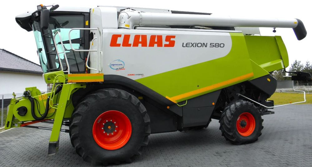 Claas Lexion 580 heder V900, Najbogatsza Wersja, Nie Malowany, Stan Bardzo Dobry - Θεριζοαλωνιστική μηχανή: φωτογραφία 4 Claas Lexion 580 heder V900, Najbogatsza Wersja, Nie Malowany, Stan Bardzo Dobry - Θεριζοαλωνιστική μηχανή: φωτογραφία 4