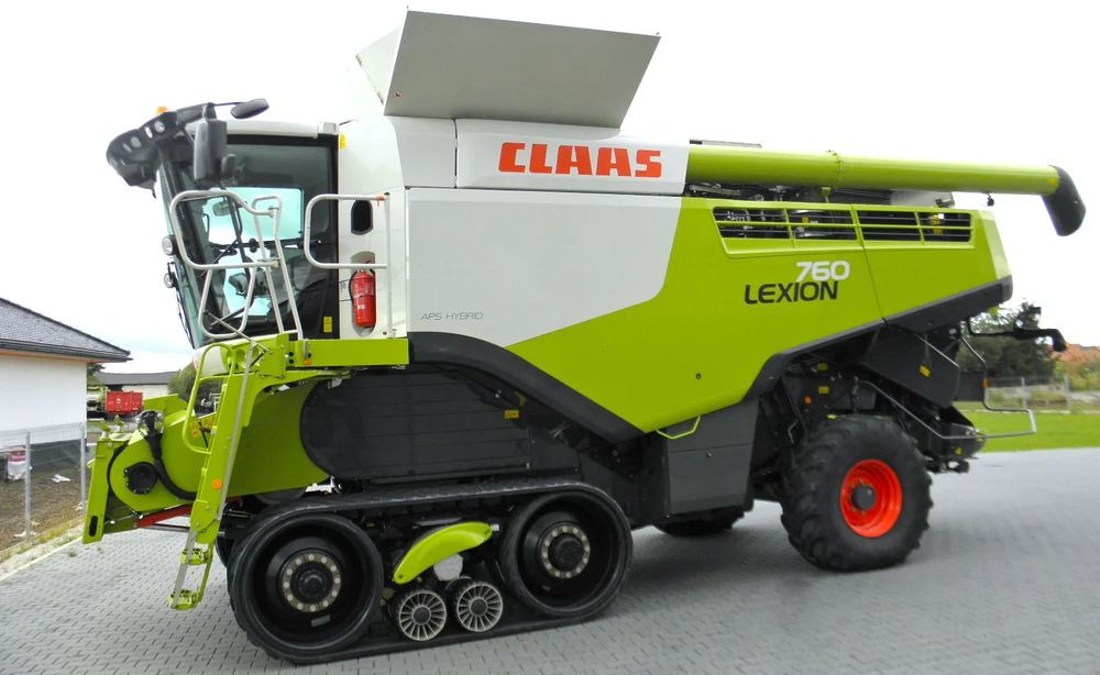 Claas Lexion 760 Terra Trac 2015 Rok, 1900 motgodzin, Heder V 930 2019 Rok, Najbogatsza Wersja, Nie Malowany, Stan Idealny - Θεριζοαλωνιστική μηχανή: φωτογραφία 4 Claas Lexion 760 Terra Trac 2015 Rok, 1900 motgodzin, Heder V 930 2019 Rok, Najbogatsza Wersja, Nie Malowany, Stan Idealny - Θεριζοαλωνιστική μηχανή: φωτογραφία 4
