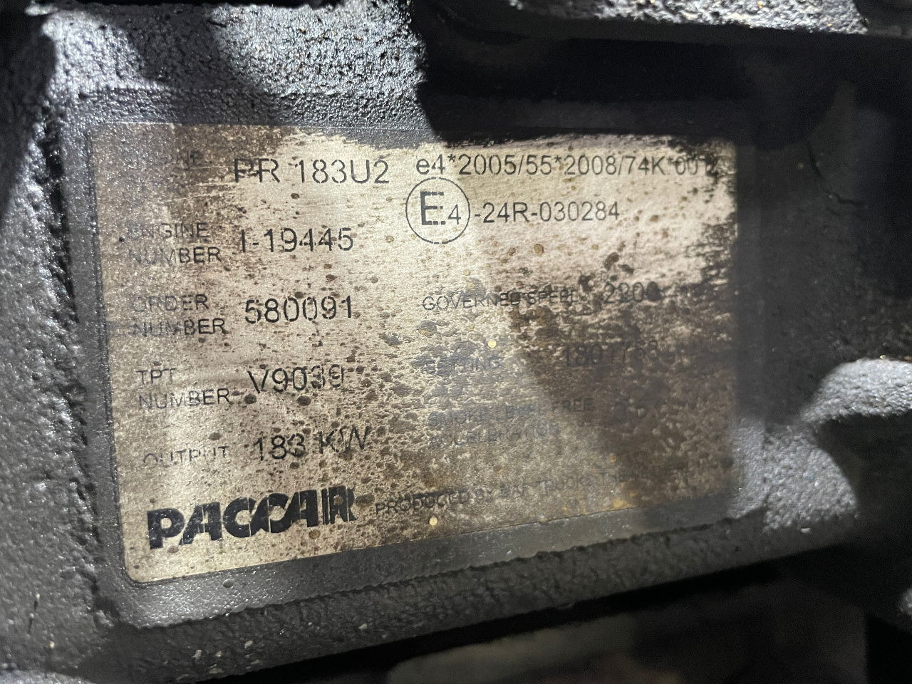 Κινητήρας για Λεωφορείο DAF Paccar Motor DAF Solaris PR 183 U2 Urbino 12 Van Hool Temsa 183U2: φωτογραφία 6 Κινητήρας για Λεωφορείο DAF Paccar Motor DAF Solaris PR 183 U2 Urbino 12 Van Hool Temsa 183U2: φωτογραφία 6