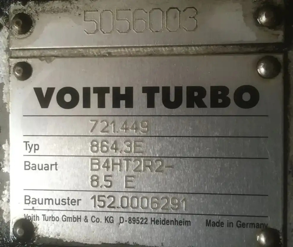 Mercedes-Benz Voith 864.3E B4HT2R2 -8.5E Mercedes Citaro Getriebe 721.449 - Μετάδοσης κίνησης για Λεωφορείο: φωτογραφία 2 Mercedes-Benz Voith 864.3E B4HT2R2 -8.5E Mercedes Citaro Getriebe 721.449 - Μετάδοσης κίνησης για Λεωφορείο: φωτογραφία 2