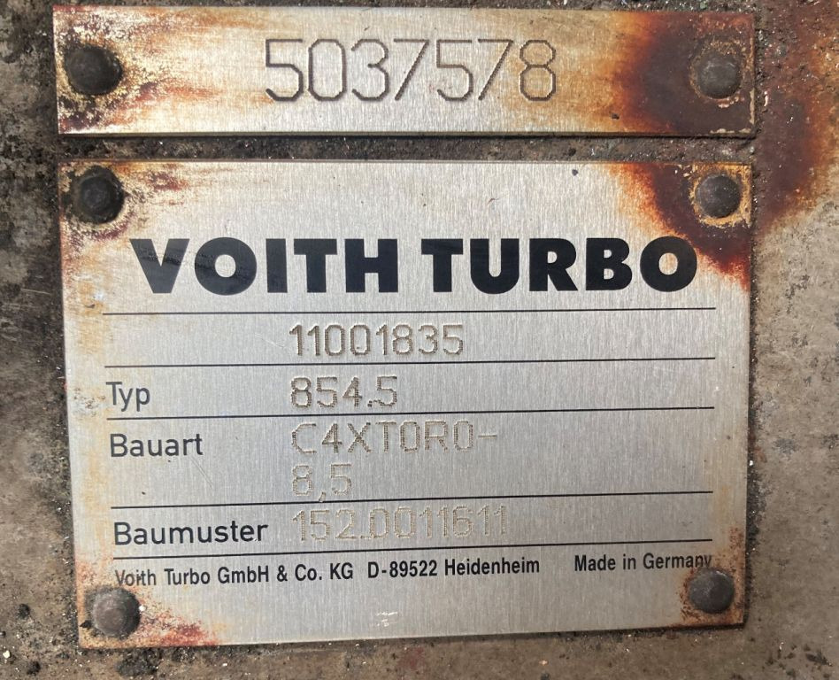Voith Voith 854.5 C4XT0R0 -8.5E Solaris Van Hool Getriebe 152.0011611  - Κιβώτιο ταχυτήτων και ανταλλακτικά για Λεωφορείο: φωτογραφία 2 Voith Voith 854.5 C4XT0R0 -8.5E Solaris Van Hool Getriebe 152.0011611  - Κιβώτιο ταχυτήτων και ανταλλακτικά για Λεωφορείο: φωτογραφία 2