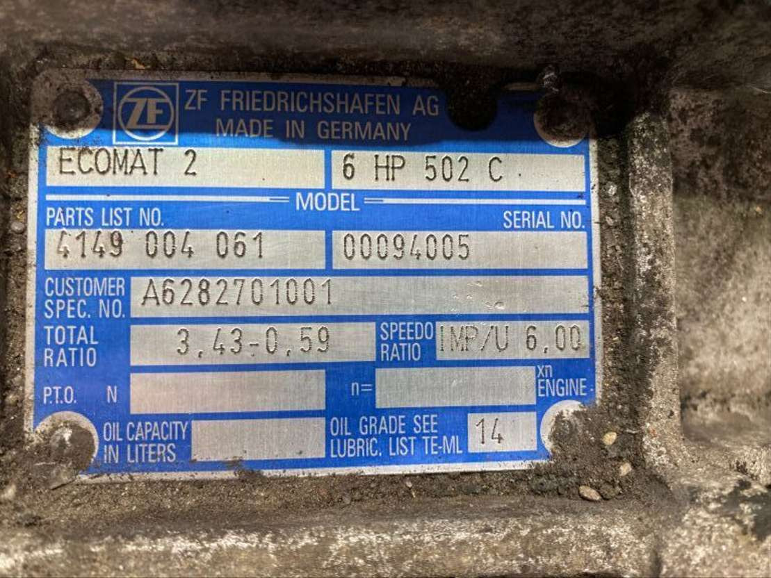 ZF Getriebe ZF 6HP 502C 5HP502C 4149004061 Mercedes Citaro Ecomat 2 - Κιβώτιο ταχυτήτων για Λεωφορείο: φωτογραφία 2 ZF Getriebe ZF 6HP 502C 5HP502C 4149004061 Mercedes Citaro Ecomat 2 - Κιβώτιο ταχυτήτων για Λεωφορείο: φωτογραφία 2