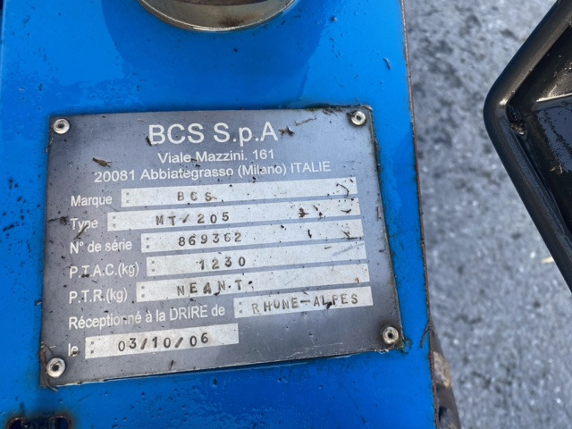 BCS MT205 - Χλοοκοπτικό: φωτογραφία 2 BCS MT205 - Χλοοκοπτικό: φωτογραφία 2