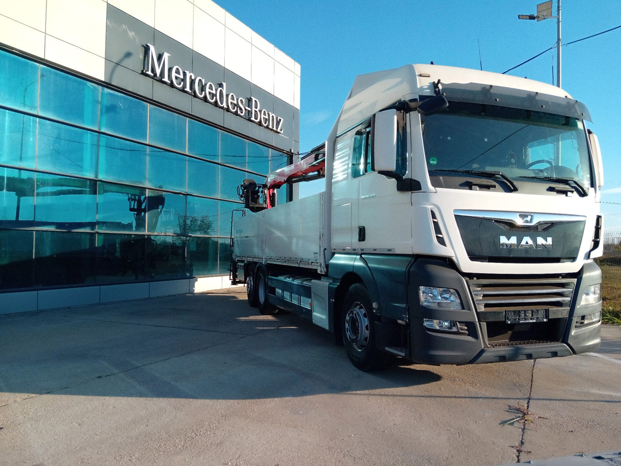 MAN TGX 26.460 6×2, Palfinger Crane PK 18001L - Φορτηγό με ανοιχτή καρότσα, Φορτηγό με γερανό: φωτογραφία 1 MAN TGX 26.460 6×2, Palfinger Crane PK 18001L - Φορτηγό με ανοιχτή καρότσα, Φορτηγό με γερανό: φωτογραφία 1