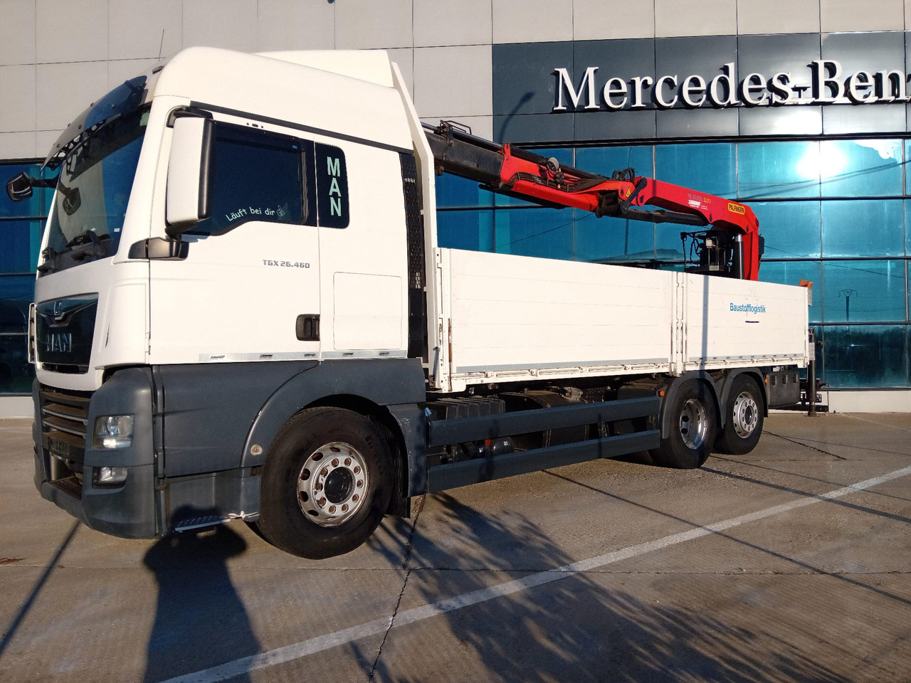 MAN TGX 26.460 6×2, Palfinger Crane PK 18001L - Φορτηγό με ανοιχτή καρότσα, Φορτηγό με γερανό: φωτογραφία 2 MAN TGX 26.460 6×2, Palfinger Crane PK 18001L - Φορτηγό με ανοιχτή καρότσα, Φορτηγό με γερανό: φωτογραφία 2