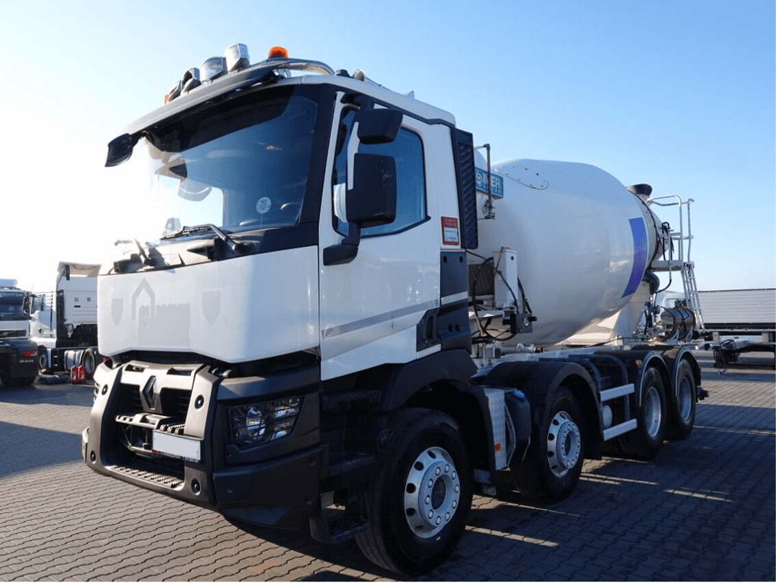 Renault C 430 8×4 Beton Mixer 9m3, TOP !!! - Μπετονιέρα φορτηγό: φωτογραφία 1 Renault C 430 8×4 Beton Mixer 9m3, TOP !!! - Μπετονιέρα φορτηγό: φωτογραφία 1