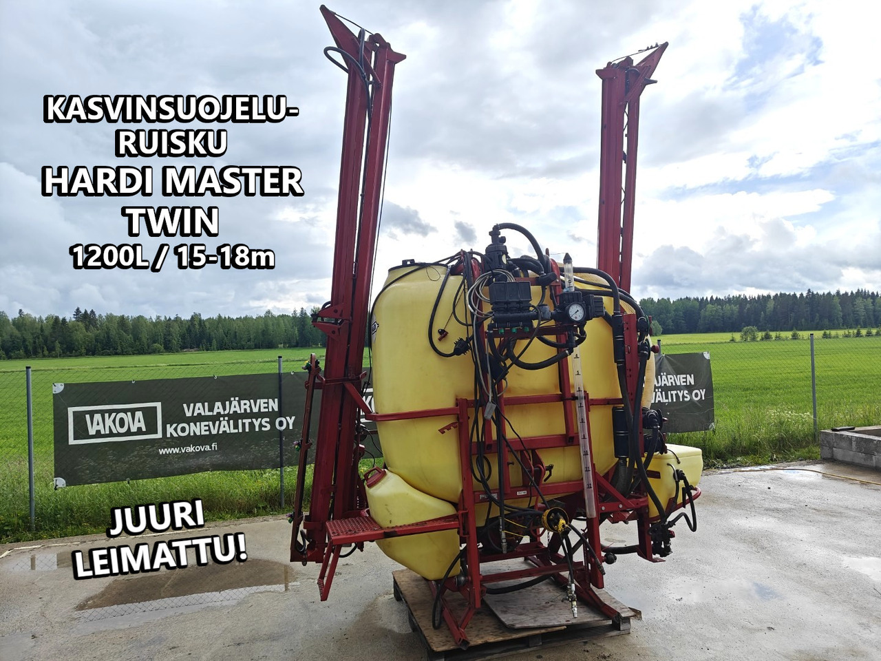 HARDI Hardi Master 1200L - 15-18m - Katsastettu - Kasvinsuojeluruisku - Ψεκαστικό: φωτογραφία 1 HARDI Hardi Master 1200L - 15-18m - Katsastettu - Kasvinsuojeluruisku - Ψεκαστικό: φωτογραφία 1