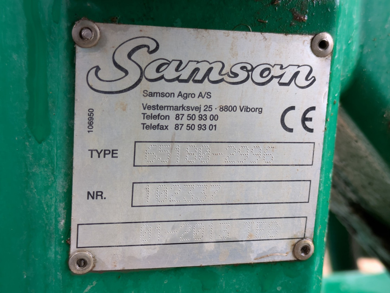 Κοπροδιανομέας υγρής κοπριάς SAMSON PG18: φωτογραφία 25