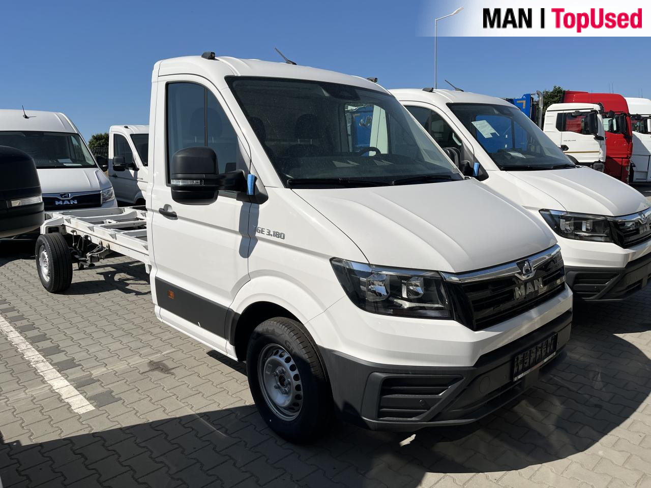 MAN TGE 3.180 4X2F SB chassis - Βαν: φωτογραφία 1 MAN TGE 3.180 4X2F SB chassis - Βαν: φωτογραφία 1
