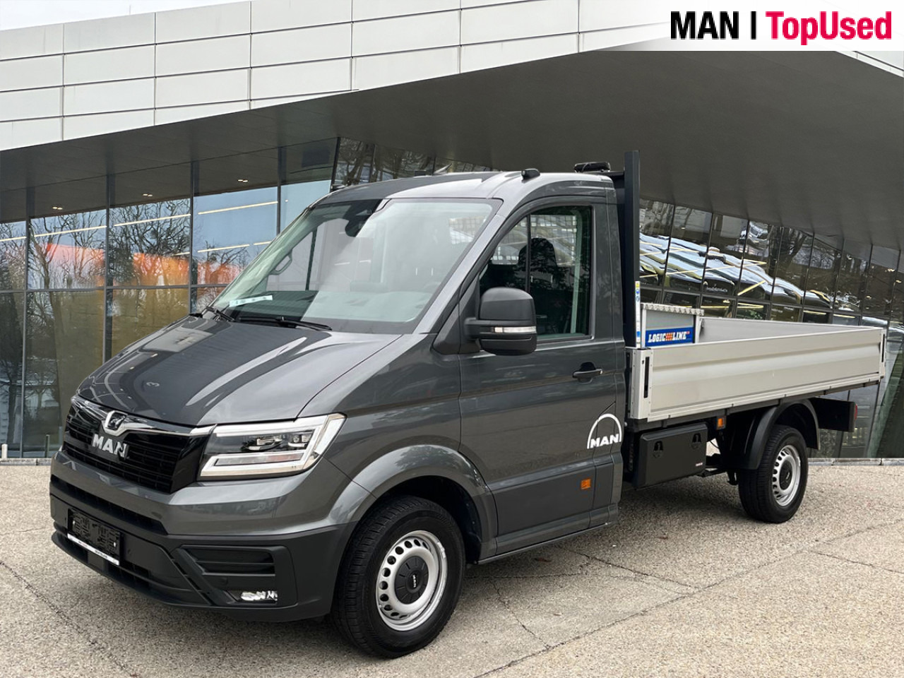 MAN TGE 3.140 4X2F SB, Automatic, Flat bed Klima ZV - Μικρό φορτηγό με καρότσα: φωτογραφία 1 MAN TGE 3.140 4X2F SB, Automatic, Flat bed Klima ZV - Μικρό φορτηγό με καρότσα: φωτογραφία 1
