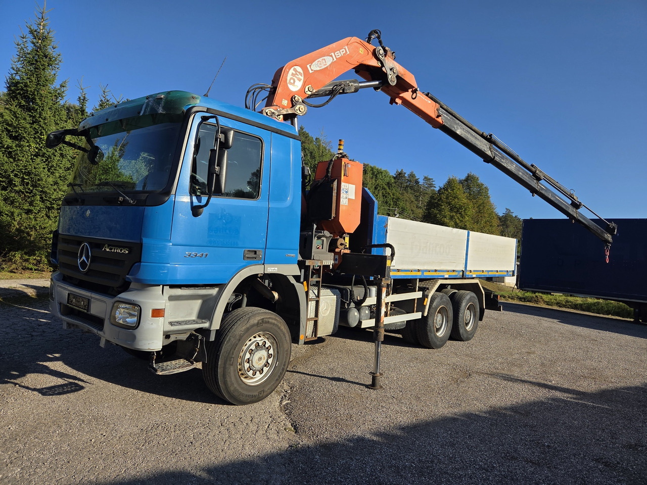 MERCEDES-BENZ ACTROS 3341 6x6 + CRANE PM 30 Radio Control - Φορτηγό με ανοιχτή καρότσα, Φορτηγό με γερανό: φωτογραφία 1 MERCEDES-BENZ ACTROS 3341 6x6 + CRANE PM 30 Radio Control - Φορτηγό με ανοιχτή καρότσα, Φορτηγό με γερανό: φωτογραφία 1