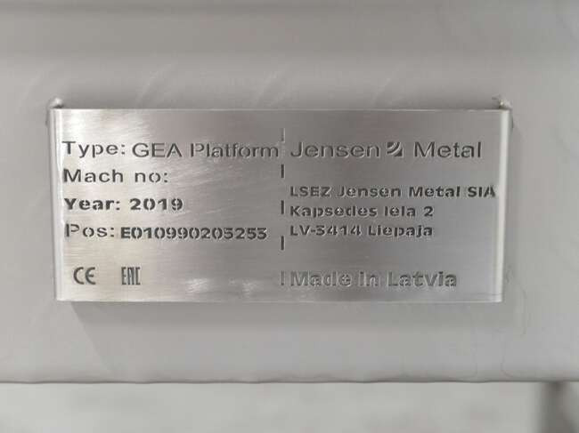 Μηχανή τροφίμων GEA inspection platform PlatForm: φωτογραφία 6