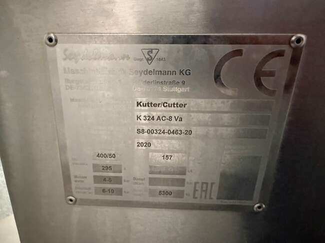 Μηχανή τροφίμων Seydelmann vacuum cutter K324 AC-8 Va: φωτογραφία 7