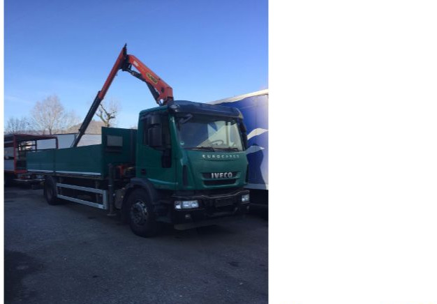 Iveco EUROCARGOeurocargo 180e28 - Φορτηγό με ανοιχτή καρότσα, Φορτηγό με γερανό: φωτογραφία 1 Iveco EUROCARGOeurocargo 180e28 - Φορτηγό με ανοιχτή καρότσα, Φορτηγό με γερανό: φωτογραφία 1