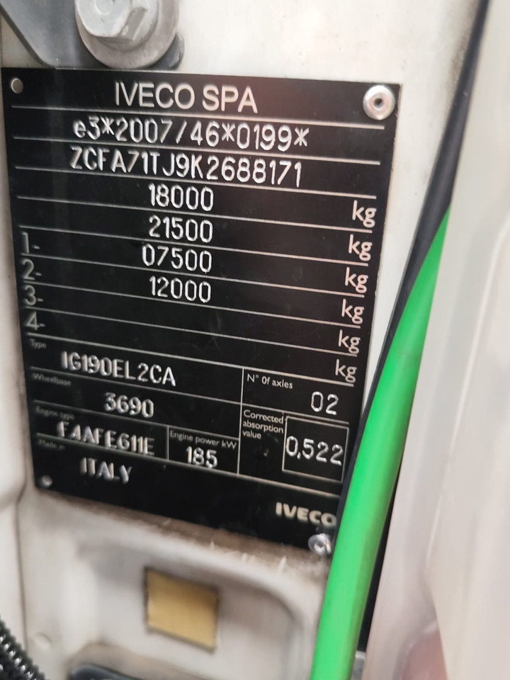 IVECO EUROCARGO 180-250 - Φορτηγό φόρτωσης γάντζου, Φορτηγό με γερανό: φωτογραφία 2 IVECO EUROCARGO 180-250 - Φορτηγό φόρτωσης γάντζου, Φορτηγό με γερανό: φωτογραφία 2