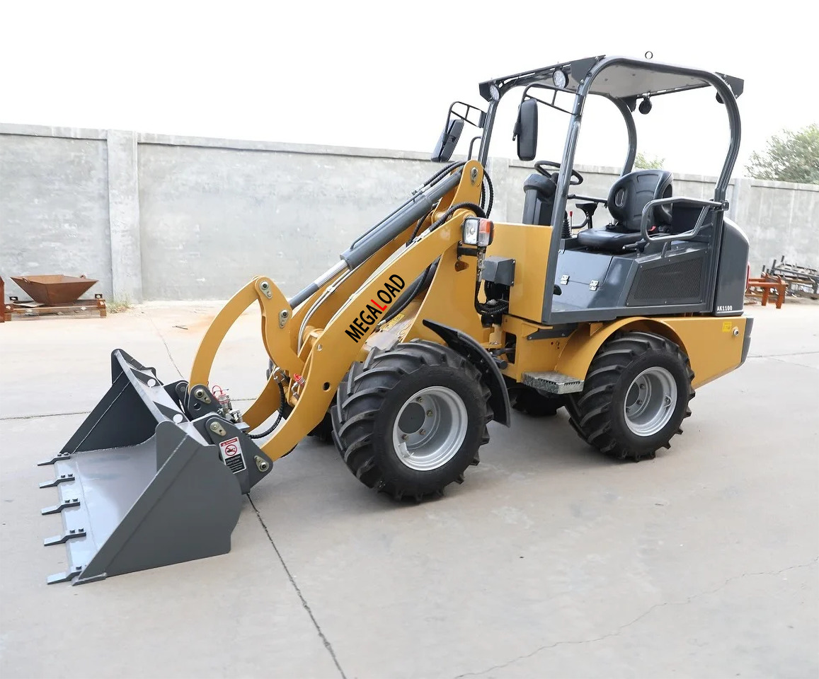 MEGALOAD AK1100 Compact Wheel Loader CE certification Kubota Engine chargeuse su AK1100 - Ελαστιχοφόρος φορτωτής: φωτογραφία 5 MEGALOAD AK1100 Compact Wheel Loader CE certification Kubota Engine chargeuse su AK1100 - Ελαστιχοφόρος φορτωτής: φωτογραφία 5