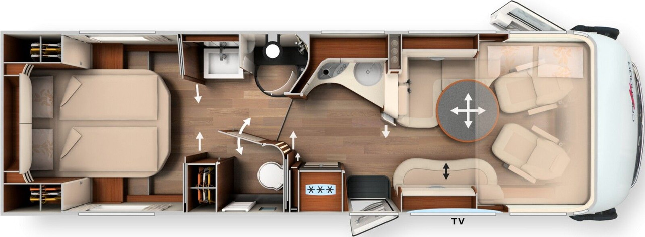 Carthago chic e-line I 64 XL QB MJ2025*MB*Autark*SKY*Voll - Ενιαίο αυτοκινούμενο: φωτογραφία 2 Carthago chic e-line I 64 XL QB MJ2025*MB*Autark*SKY*Voll - Ενιαίο αυτοκινούμενο: φωτογραφία 2