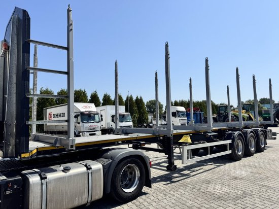MEGA TIMBER LONG Holzauflieger 6 Rungenpaare - Ημιρυμουλκούμενο μεταφοράς ξυλείας: φωτογραφία 3 MEGA TIMBER LONG Holzauflieger 6 Rungenpaare - Ημιρυμουλκούμενο μεταφοράς ξυλείας: φωτογραφία 3