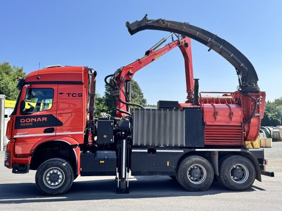 Mercedes-Benz ACTROS 6x4 DONAR 5810K ? Hack-LKW / Mobilhacker | TCS Umwelttechnik - Φορτηγό, Θρυμματιστής: φωτογραφία 2 Mercedes-Benz ACTROS 6x4 DONAR 5810K ? Hack-LKW / Mobilhacker | TCS Umwelttechnik - Φορτηγό, Θρυμματιστής: φωτογραφία 2