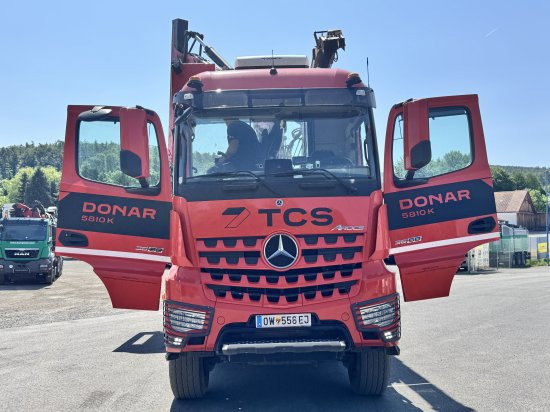 Mercedes-Benz ACTROS 6x4 DONAR 5810K ? Hack-LKW / Mobilhacker | TCS Umwelttechnik - Φορτηγό, Θρυμματιστής: φωτογραφία 4 Mercedes-Benz ACTROS 6x4 DONAR 5810K ? Hack-LKW / Mobilhacker | TCS Umwelttechnik - Φορτηγό, Θρυμματιστής: φωτογραφία 4