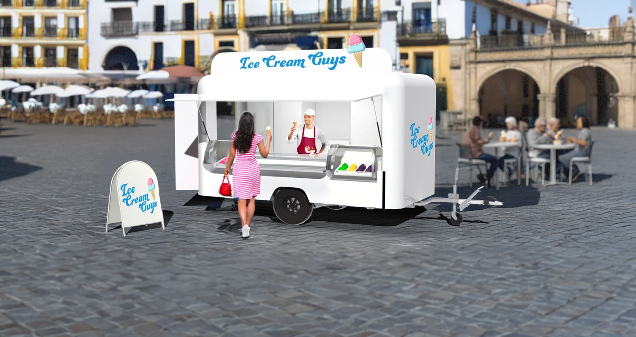 Deli Star Trailer Deli 4000 Ice Cream - EU Standard - Ρυμουλκούμενη καντίνα: φωτογραφία 1 Deli Star Trailer Deli 4000 Ice Cream - EU Standard - Ρυμουλκούμενη καντίνα: φωτογραφία 1
