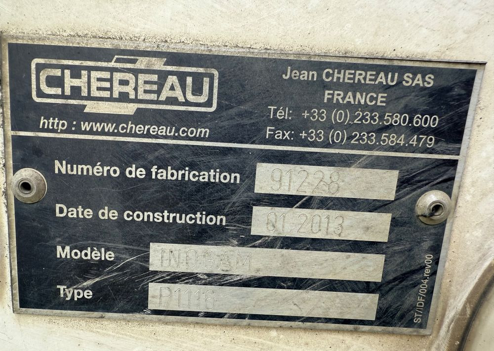 Chereau Inogam - Επικαθήμενο ψυγείο: φωτογραφία 5 Chereau Inogam - Επικαθήμενο ψυγείο: φωτογραφία 5