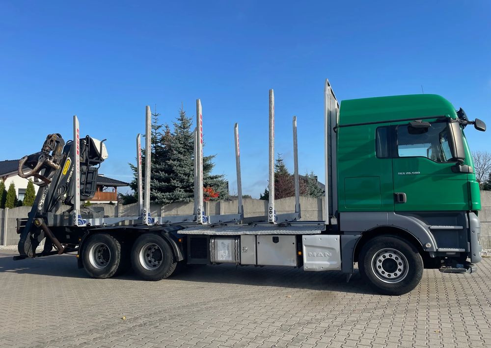 MAN TGX 26.500, 6x4, HDS EPSILOM M12Z, do transportu drewna. - Φορτηγό ξυλείας, Φορτηγό με γερανό: φωτογραφία 4 MAN TGX 26.500, 6x4, HDS EPSILOM M12Z, do transportu drewna. - Φορτηγό ξυλείας, Φορτηγό με γερανό: φωτογραφία 4