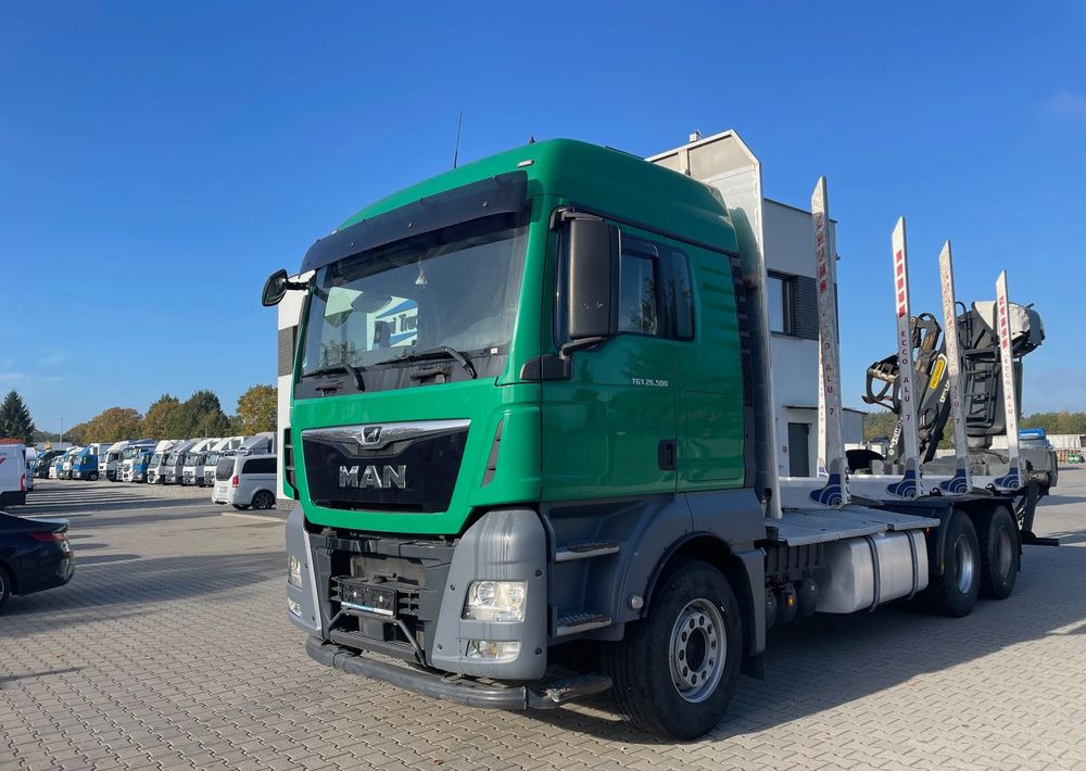 MAN TGX 26.500, 6x4, HDS EPSILOM M12Z, do transportu drewna. - Φορτηγό ξυλείας, Φορτηγό με γερανό: φωτογραφία 2 MAN TGX 26.500, 6x4, HDS EPSILOM M12Z, do transportu drewna. - Φορτηγό ξυλείας, Φορτηγό με γερανό: φωτογραφία 2