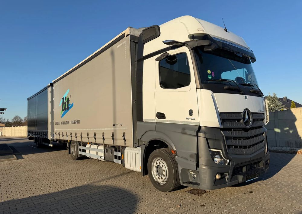 Mercedes-Benz ACTROS 1845 Zestaw przestrzenny przejazdowy120m3 - Φορτηγό μουσαμάς: φωτογραφία 4 Mercedes-Benz ACTROS 1845 Zestaw przestrzenny przejazdowy120m3 - Φορτηγό μουσαμάς: φωτογραφία 4