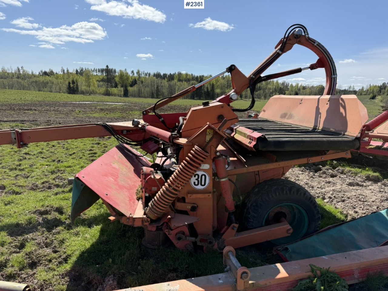 Σανού και κτηνοτροφικά μηχανήματα Crusher Kverneland Taarup 4040C with rake: φωτογραφία 6