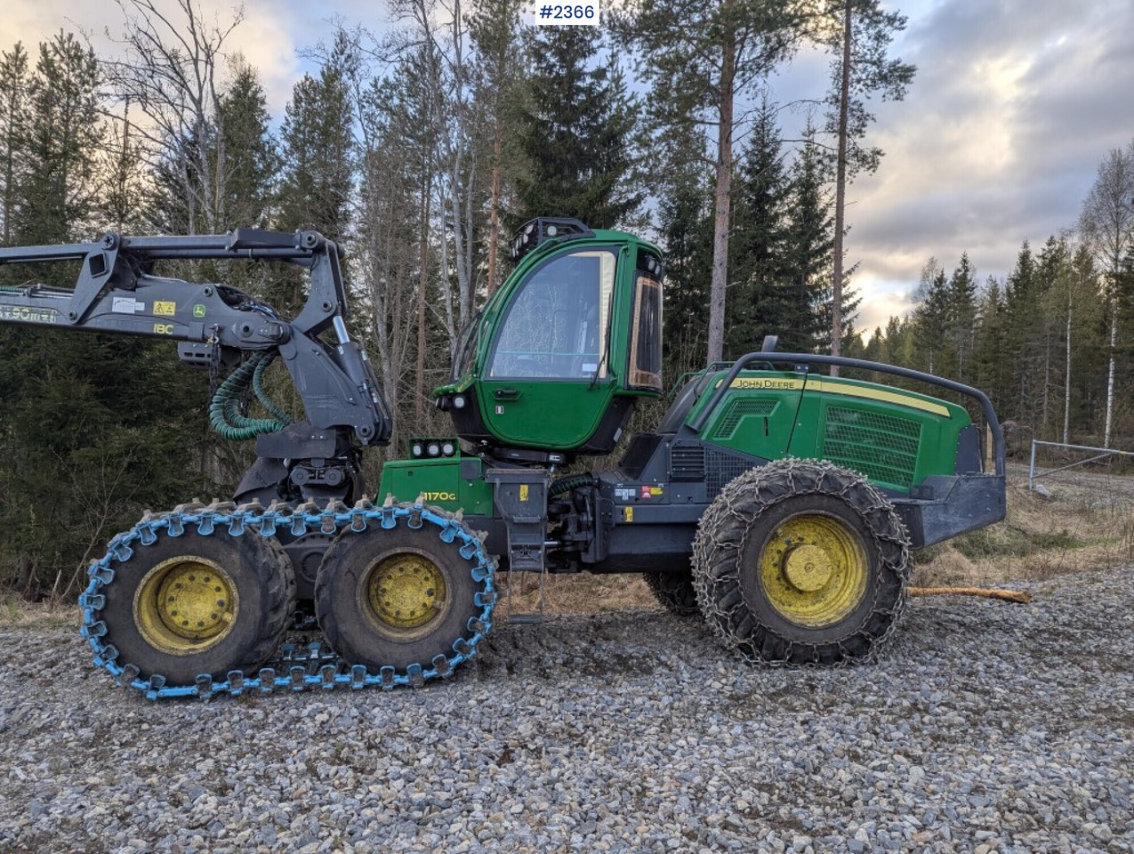 Harvester John Deere 1170G - Συλλεκτική μηχανή - forest harvester: φωτογραφία 2 Harvester John Deere 1170G - Συλλεκτική μηχανή - forest harvester: φωτογραφία 2