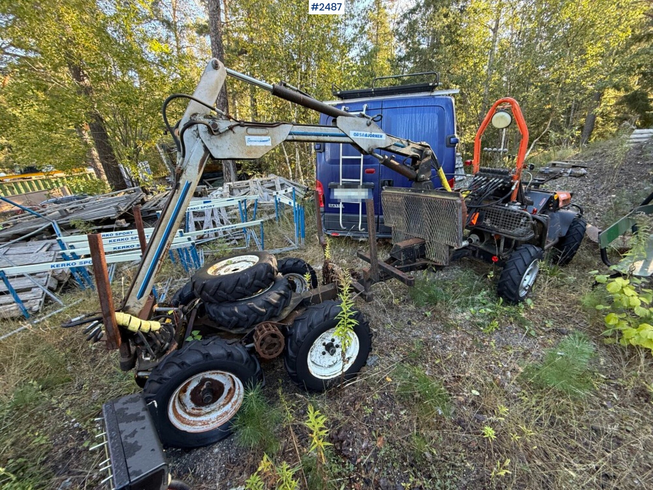 Mini forwarder Vimek Minimaster 101 - Λαστιχοφόρα προωθητικo - forwarder: φωτογραφία 3 Mini forwarder Vimek Minimaster 101 - Λαστιχοφόρα προωθητικo - forwarder: φωτογραφία 3